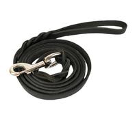 Professional Show-grade Braided Leather Dog Leash Soft Comfortable Resilient Wear- with High-strength Hardware for Working Training Dogs