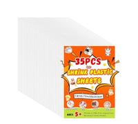 Professional Shrink Film for Creative Undertakings Typesetter Compatible Substance Jewelry Identifiers Making 20x14.5cm White Shrink Film for Printers