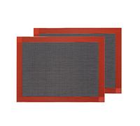 Professional Silicone Bread Baking Mat Non Stick Oven Liner Perforated Steaming Mesh For Half Sheet Size(11-4/5" x 15-3/4") (2)