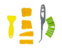 Professional Silicone Caulking Finishing Tool 15PCS Ergonomic Design for Kitchen Bathroom Floor Joint Cleaning Portable Window Sealant Smoothing Set