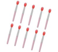 Professional Silicone Lip Brushes 10 Piece Set Not Absorbent Cosmetic Application Brushes Reusable Brush