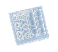 Professional Silicone Mold for Nails Art Medusa Frame Design Reusable Craft Crafting Tool Jewelry Accessories Craft Medusa Frame Nails Art Mold