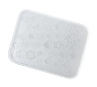 Professional Silicone Nails Art Mold Star Shape Nails Accessories Manicure Template Pendant Mold Silicone Texture Nail Art Decoration Tool