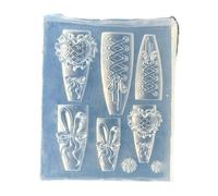 Professional Silicone Nails Decors Template Nails Carving Moulds Decors Silicone Molds Suitable For Decorations Decorative Nail Charm Mold