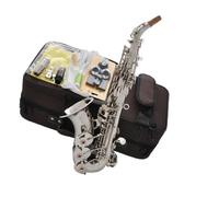 Professional Silver Bend Saxophone Soprano F Key With Pad Beginner Saxophone