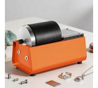Professional Single Barrel Rotary Rock Tumbler, Motor Low-Noise Gem Tumbler with 5.5lb Extra-Large Barrel, Adjustable Speed, for Rocks, Coins, Metal Glass DIY Craft