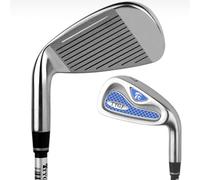 Professional Single Golf Club Iron #7 - Perfect for Men Women Golfers with Steel Shaft/Graphite Shaft Golf Iron (#7,Blue(with Graphite Shaft))