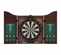 Professional Sisal Dartboard with Cabinet, 6 Darts, Ideal and Beginners