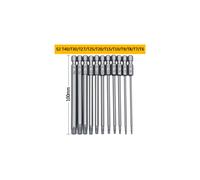 Professional Size Long Torx Security Head Screwdriver Set, Exquisite Workmanship Hex Shank For Widespread Industrial Use And Quick Change