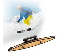 Professional Ski Machine for Fitness, Multifunctional Ski Simulator with Low Noise 40dB, Adjustable Resistance 0-100kg for Cardio, Balance & Full Body Muscle Training, Max 150kg Load(A)