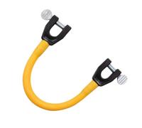 Professional Ski Tip Connector for Beginners, Latex Elastic Durable Ski Training Aid, Easy Wedge for Effective Speed Control, Essential Ski Accessories for Learning and Training (Yellow)