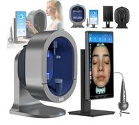 Professional Skin Analysis Machine - 15.6 Inches/21.5Inches AI Multi-Spectrum Facial & Scalp Scanner, Sleep & Weight Reports, for Acne, Aging, Pigmentation, UV, Microflora Analysis 21.5in
