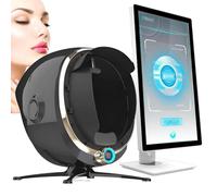 Professional Skin Analyzer Detector Machine, AI Smart Facial Skin Analysis Machine, 3D Skin Problem Detection Machine,8 Spectral Facial Moisture Analyzer for Beauty Salon Healthy Skin(Black,21.5inch)