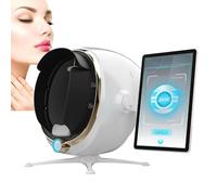 Professional Skin Analyzer Machine,AI Smart Facial Skin Analysis Machine,3D Skin Problem Detection Machine,8 Spectral Facial Moisture Analyzer,Multilingual,13.3inch-White