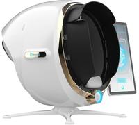Professional Skin Analyzer Machine,AI Smart Facial Skin Analysis Machine,3D Skin Problem Detection Machine,8 Spectral Facial Moisture Analyzer,Multilingual(White,13.3 in)