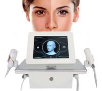 Professional Skin Care Beauty Machine,Electric Fractional Compress Ice Cold Machine, Microneedling Machine,With 4 Supplies And Suitcase