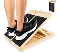 Professional Slant Board for Calf Stretching & Hamstring Flexibility - Adjustable Wooden Calf Stretcher with Non-Slip Surface, Portable Incline Board for Ankle, Knee & Squats | Home, Gym, Pilates Use