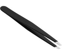 Professional Slanted Tweezer for Facial Hair Women & Men-Stainless Steel Eyebrow Tweezers-Precision Facial Hair Plucking-Slant-Tip Tweezer for Ingrown
