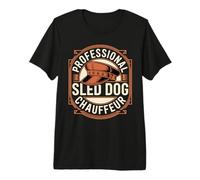 Professional Sled Dog Chauffeur Husky Musher Humor Premium T-Shirt
