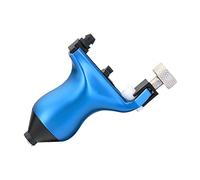 Professional Slider Motor Tattoo Machine - Compact High-Power Tattoo Machine with 4mm Stroke, CNC Carved Aluminum, Low Noise for Lining and Shading,blue