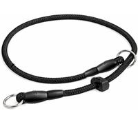 Professional Slip Collar for Dogs, 65cm Nylon No Pull Dog Collar with Sliding Rubber Stopper for Dog Training, Gentle Leader Anti-Pull Choke Chain for Medium-Large Dogs