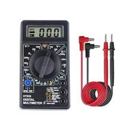 Professional Small Digital Multimeter Electric Current Resistance Tester With Large LCD Display For Electronics Use Frequency Measuring Digital Multimeter