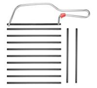 Professional Small Hacksaw with Blade, Handheld Hacksaw, 6"(150mm), Mini Hacksaw Set, Hand Handsaw for Plastic Metal Wood Cutting Saw, with 11 Pcs Saw Blades