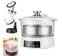 Professional Smart Multicooker & Food Steamer, Intelligent Rice Cooker for Low-Carb Rice & Grains, Flavor Lock Technology, Glass Inner Pot, 3L Capacity