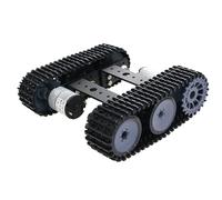 Professional Smart Tracked Robot Tank Car Chassis with 2pcs DC Motors, Remote Control Robotic Track Crawler Platform for Raspberry Arduino Microbit Projects, Educational AI Python Steam