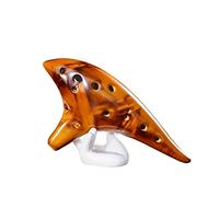 Professional Smoked 12-hole Alto C Key Ocarina Elbow Ceramic Ocarina Musical Instrument For Students To Use ocarina instrument (2)