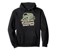 Professional Snack Thief Raccoon Cookie Treats Pullover Hoodie