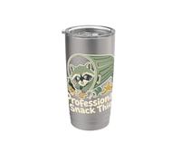 Professional Snack Thief Raccoon Cookie Treats Stainless Steel Insulated Tumbler