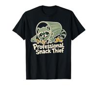Professional Snack Thief Raccoon Cookie Treats Value Graphic T-Shirt