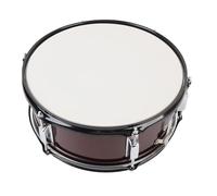 Professional Snare Drum Set, 14x5.5in Wine Red Finish with Blue Transparent Polyester Drumhead, Metal Shell Snare
