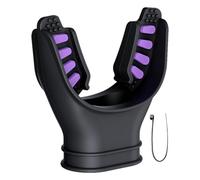 Professional Snorkel Tool - Two Tone Silicone Diving Mouthpiece | Replacement Silicone Mouthpiece Breathing Regulator - Deep Sea Snorkel Accessories Adjuster Individually Packed for Diving