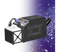 Professional Snow Machine 1000W Super Quiet Snowflake Maker With Dmx/Panel/Remote Control, Stage Effect Machine, Adjustable Snowflake Size, 30 M2 Coverage Area