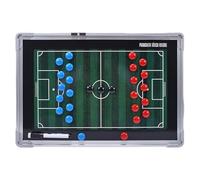 Professional Soccer Tactic Board, Soccer Clipboard for Coaches, with Markers and Magnetic Chess Pieces, Sturdy Material, PVC Edging Design, Can be Hung