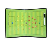Professional Soccer Tactical Coaching Board, Magnetic Soccer Coaching Board, with Markers and Magnetic Chess Pieces, Convenient Folding Design