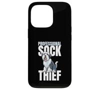 Professional Sock Thief Old English Sheepdog Case for iPhone 13 Pro