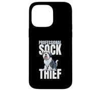 Professional Sock Thief Old English Sheepdog Case for iPhone 14 Pro Max
