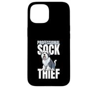 Professional Sock Thief Old English Sheepdog Case for iPhone 15