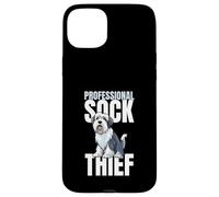 Professional Sock Thief Old English Sheepdog Case for iPhone 15 Plus