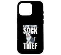 Professional Sock Thief Old English Sheepdog Case for iPhone 16 Pro