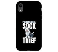 Professional Sock Thief Old English Sheepdog Case for iPhone XR