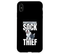Professional Sock Thief Old English Sheepdog Case for iPhone XS Max