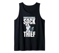 Professional Sock Thief Old English Sheepdog Tank Top