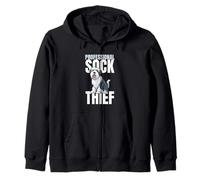 Professional Sock Thief Old English Sheepdog Zip Hoodie