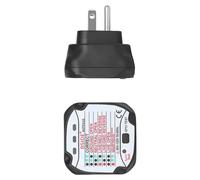 Professional Socket Tester Outlet Tester for Accurate Circuit Analysis Wide Operating Temperature Range ABS Housing Electric Socket Detector