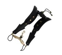 Professional Soft Leather Padded Neck Strap With Hook Clasp For Tenor Baritone Saxophone Saxophone Repair Parts