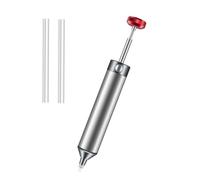 Professional Solder Sucker Desoldering Tool - Strong Suction Manual Desoldering Pump with 50mm Heat Resistant Silicone Nozzle - Powerful Vacuum Desoldering Tool for PCB Repair and Electronics